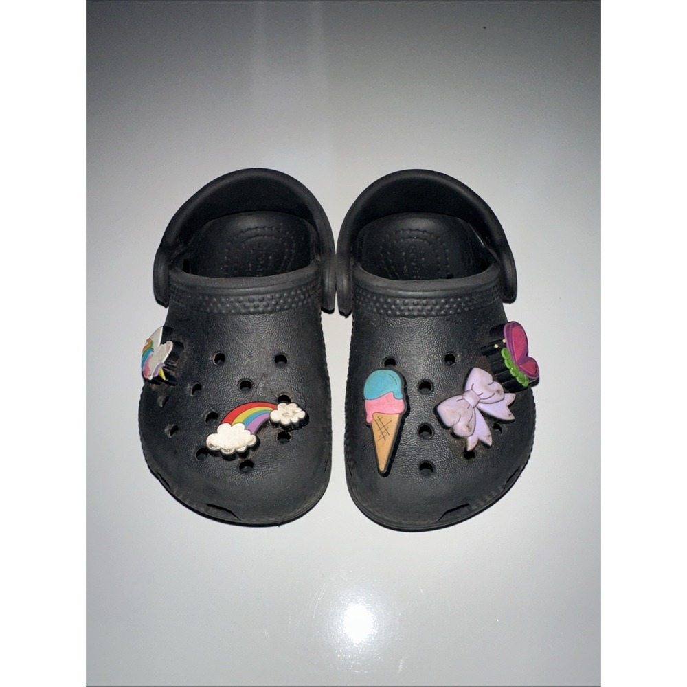 Crocs Black Kids Size C 5 Toddler Slip On